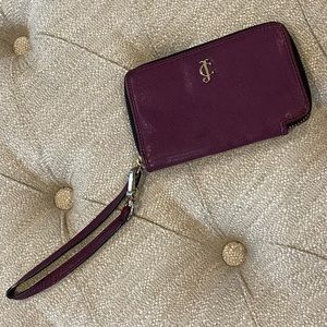 Juicy Couture Wristlet with phone holder slot